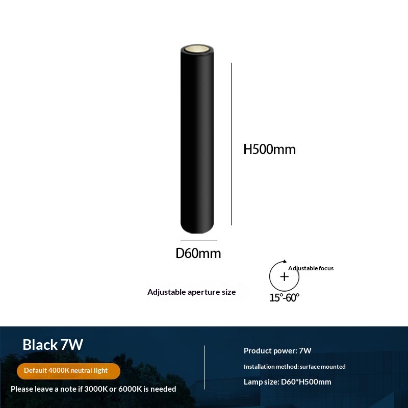 LED Cylindrical Tube Light