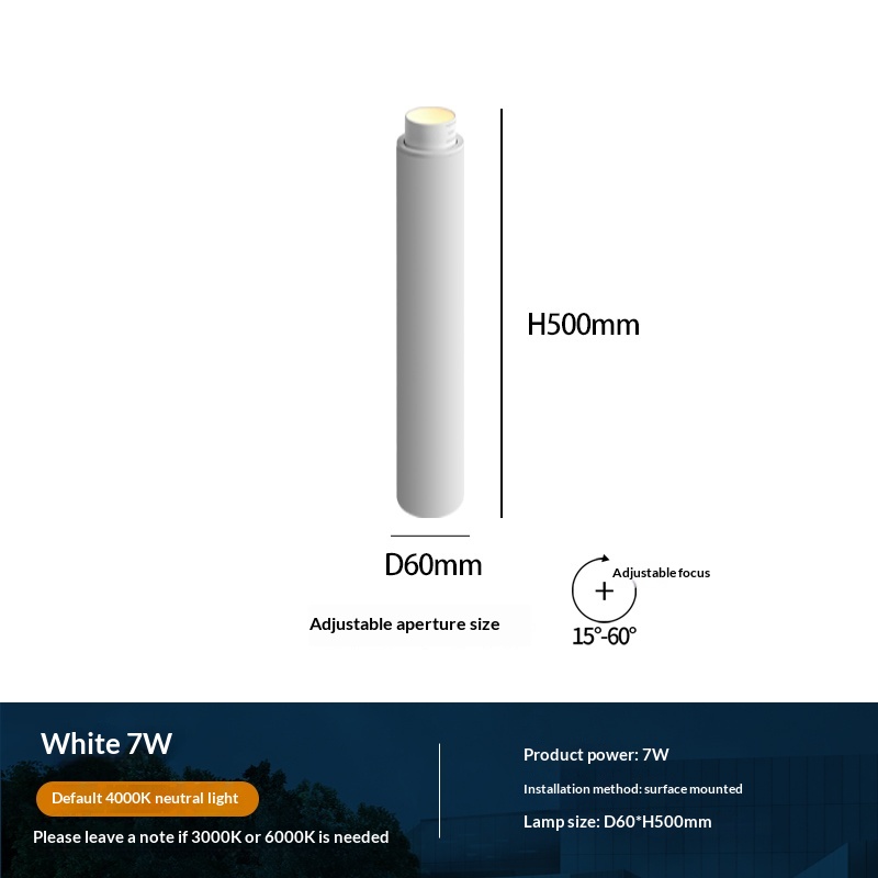 LED Cylindrical Tube Light