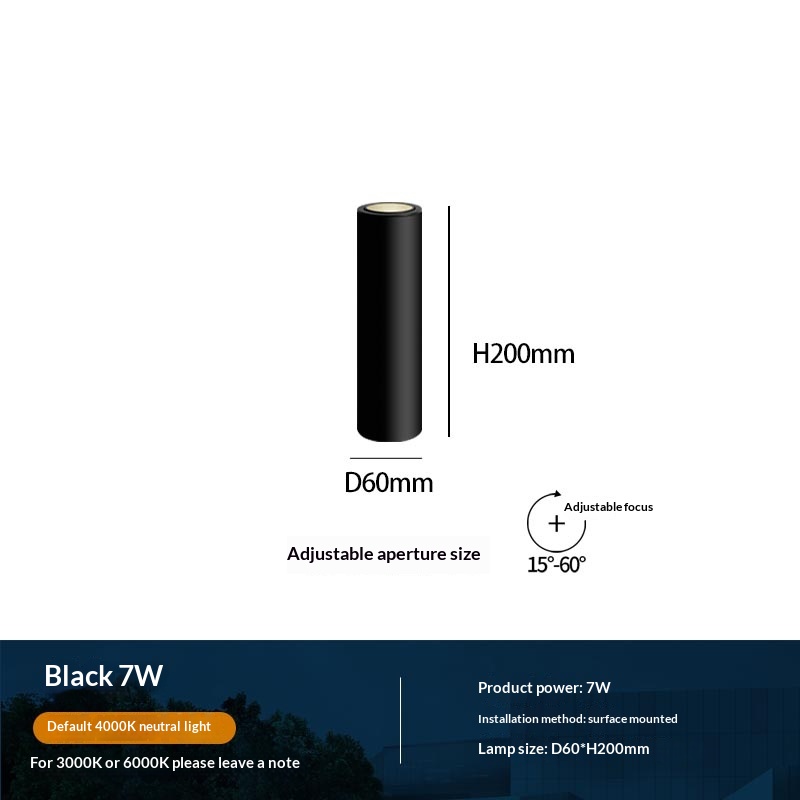 LED Cylindrical Tube Light