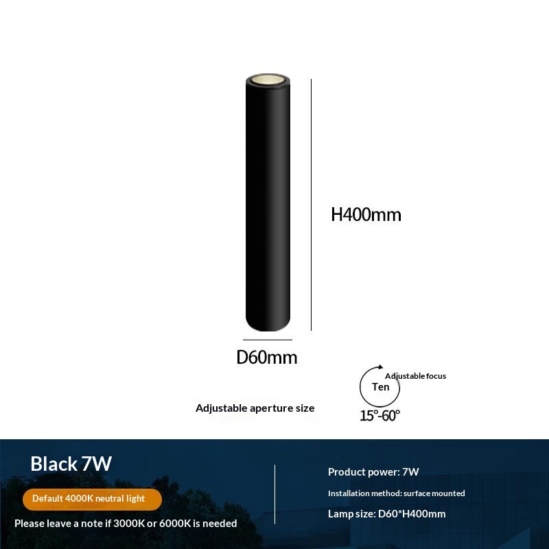 LED Cylindrical Tube Light