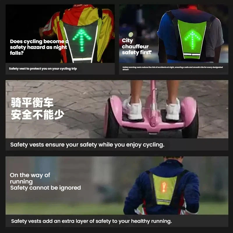 LED Sports Vest Outdoor Running
