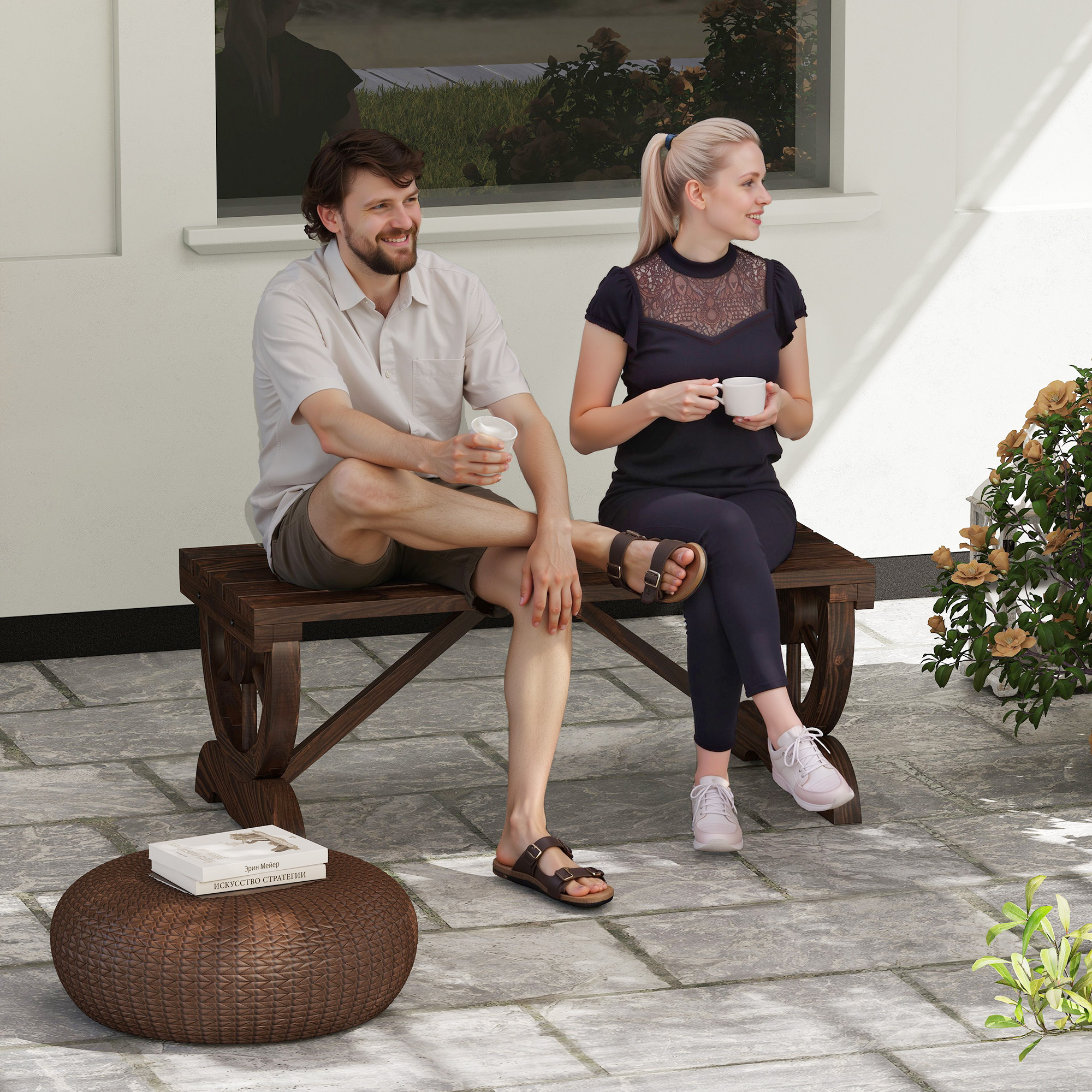 Rustic Garden Bench