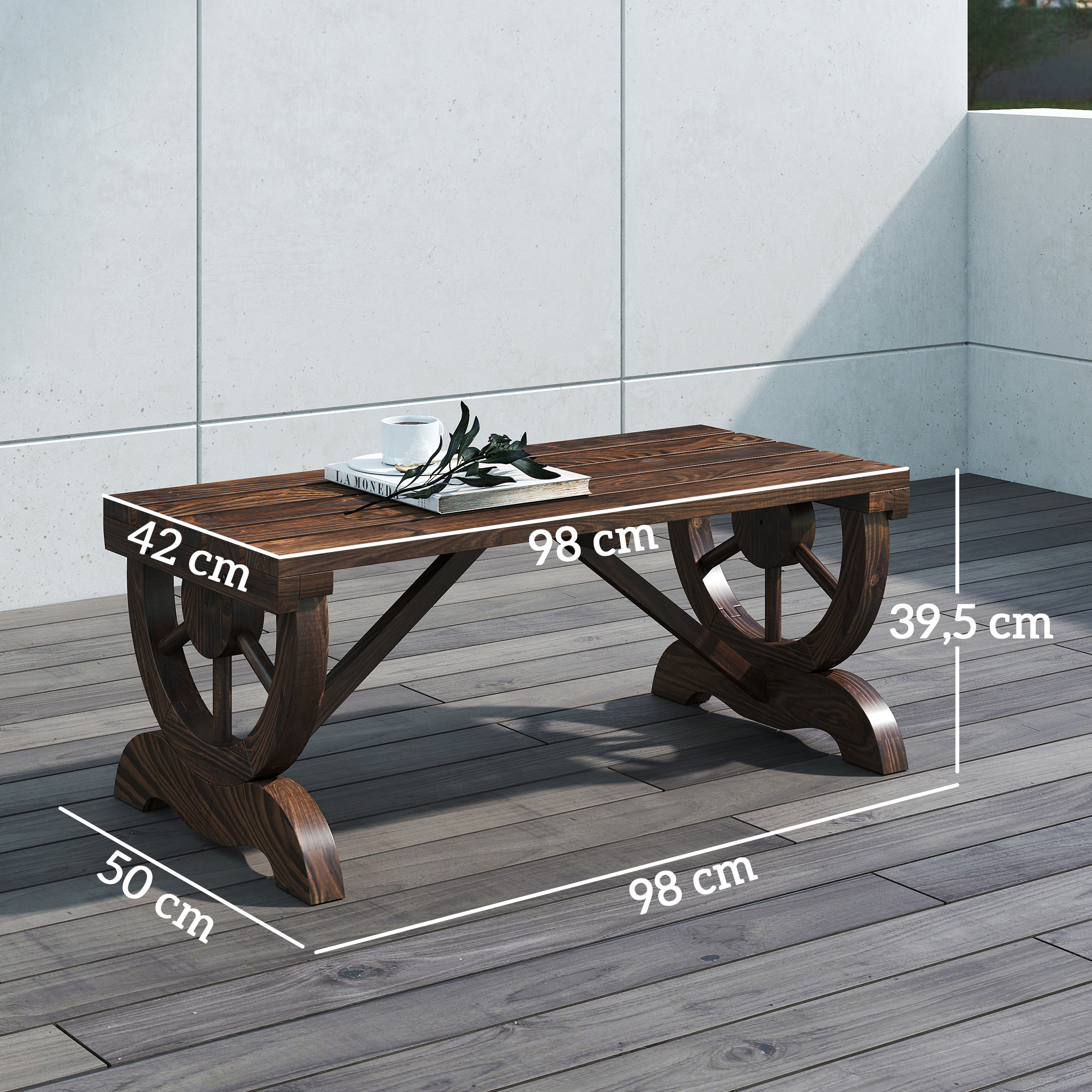 Rustic Garden Bench