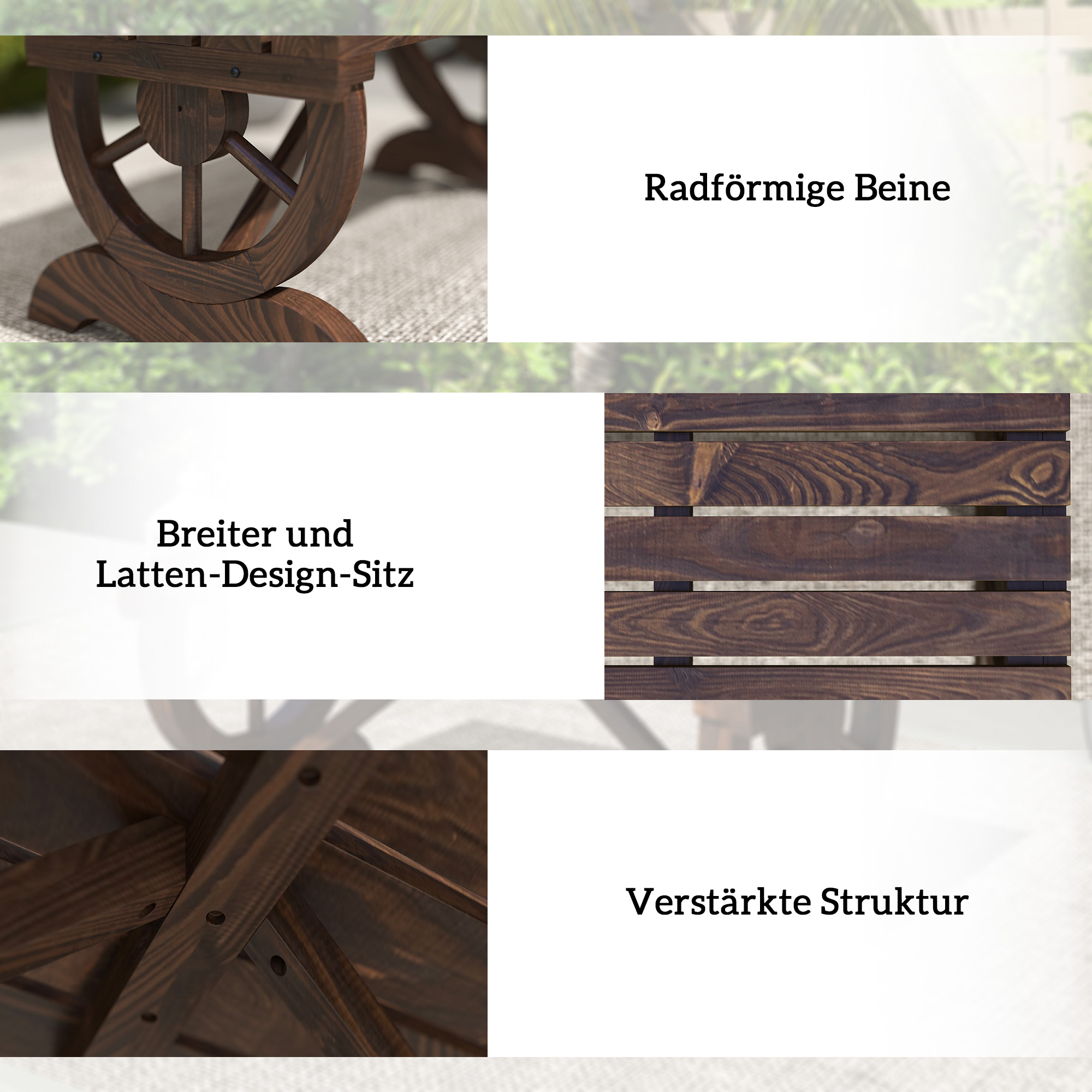 Rustic Garden Bench