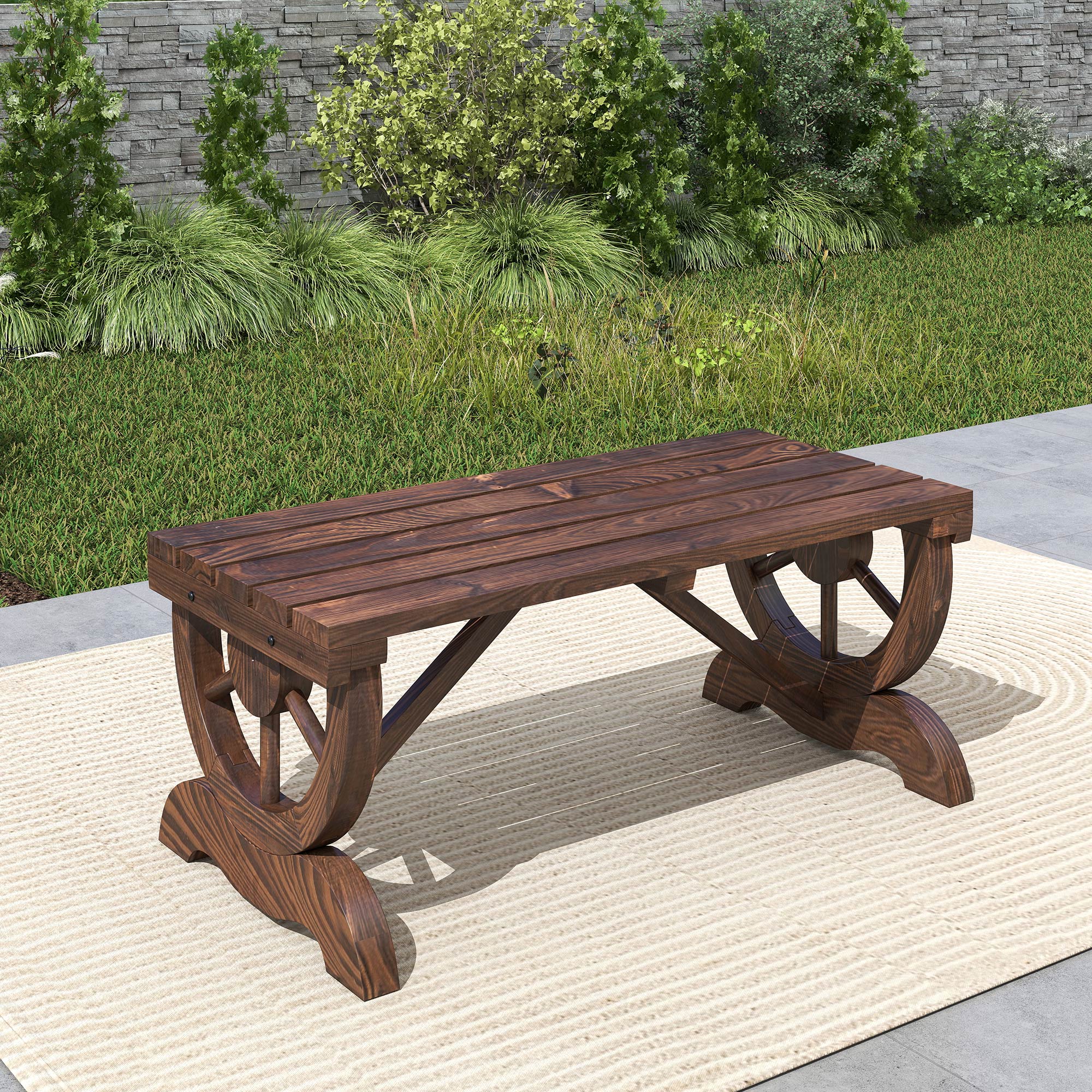 Rustic Garden Bench
