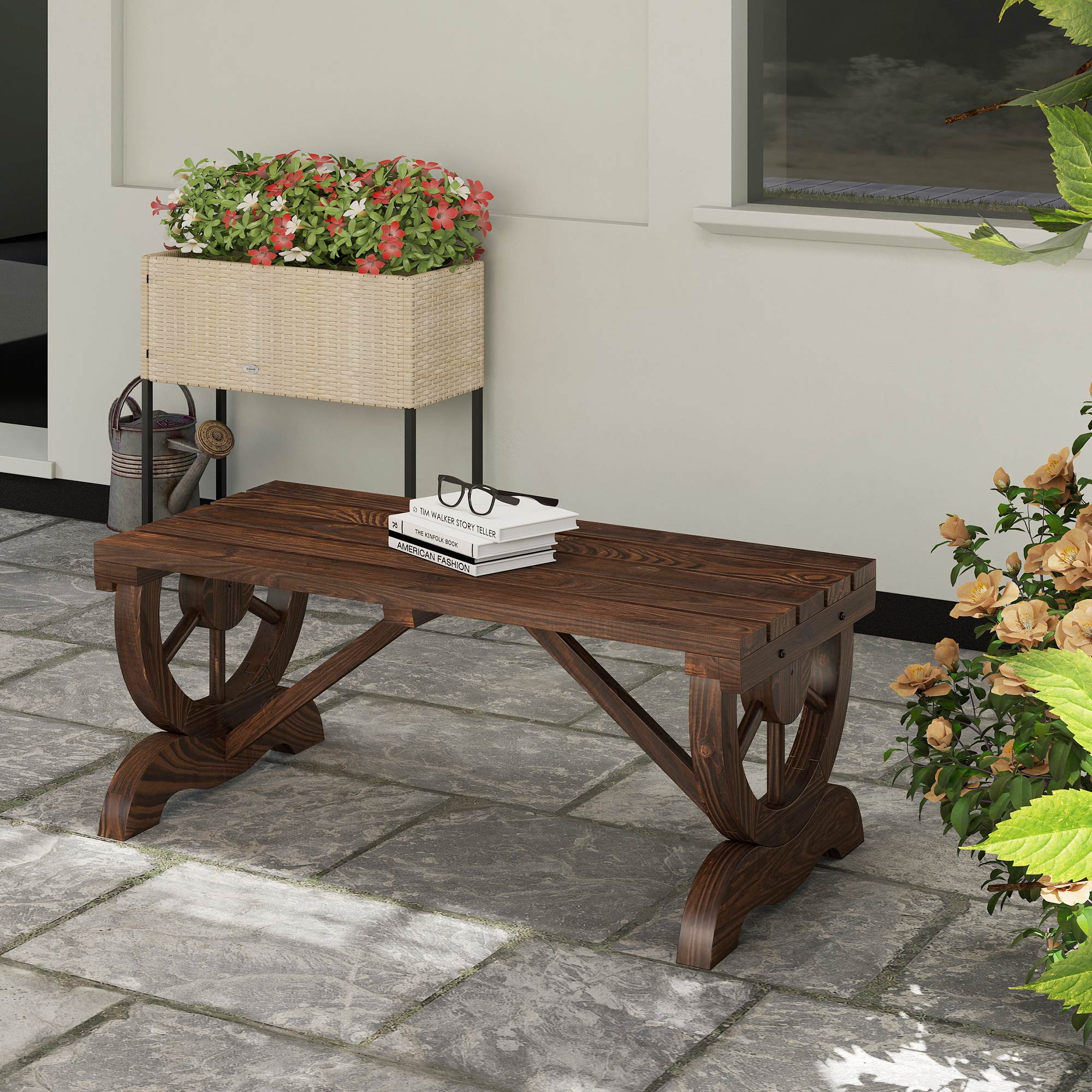 Rustic Garden Bench