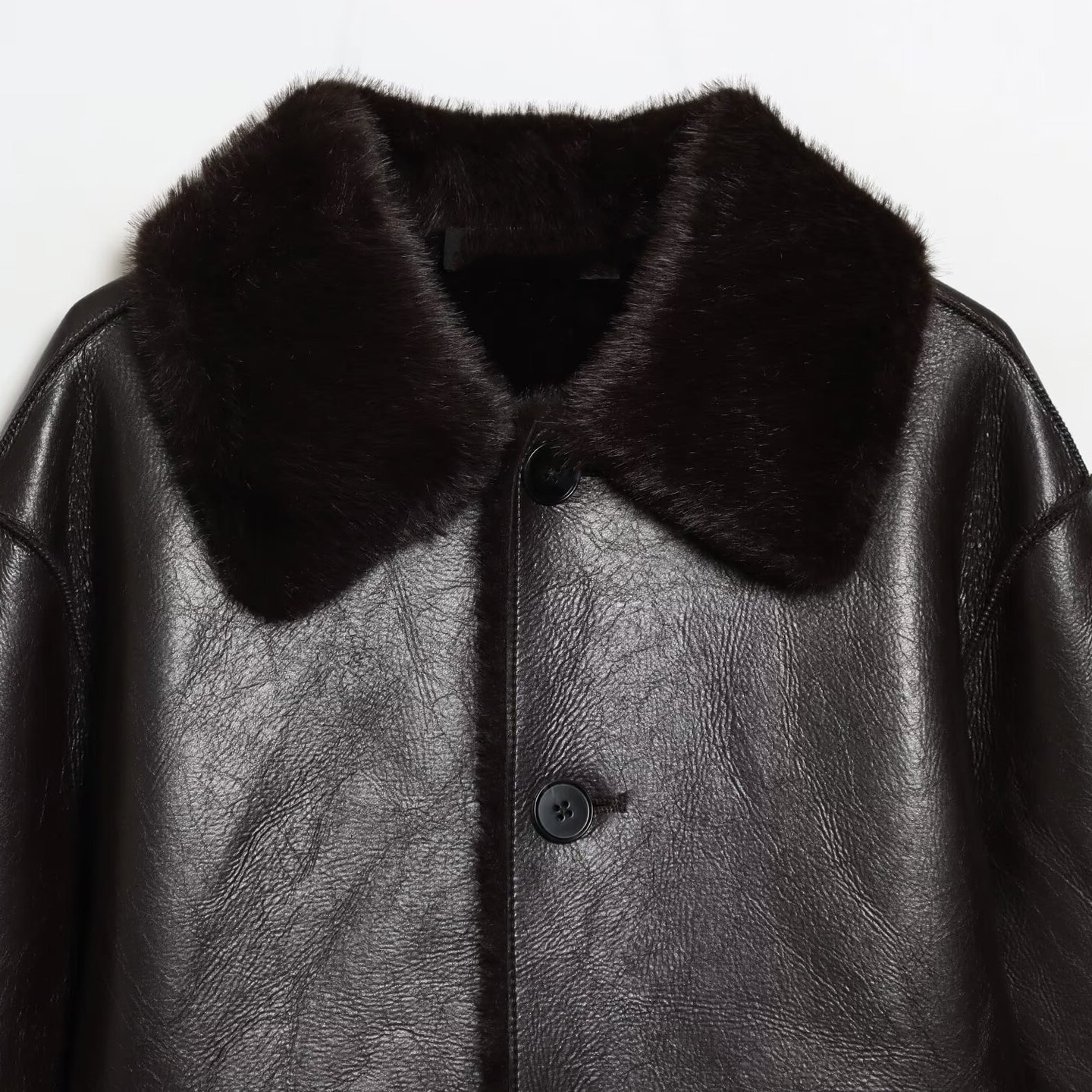 Faux-leather Jacket For Women