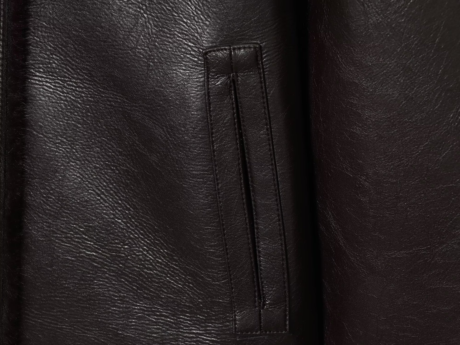 Faux-leather Jacket For Women