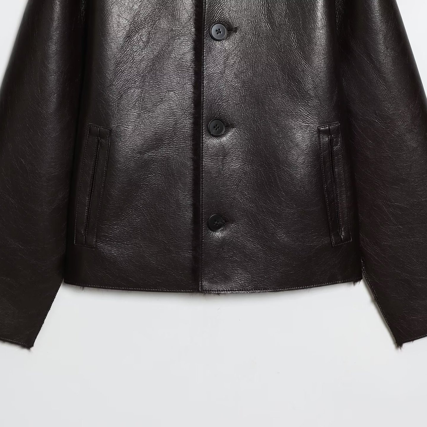 Faux-leather Jacket For Women