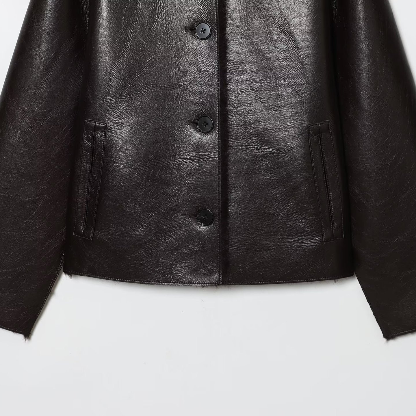 Faux-leather Jacket For Women