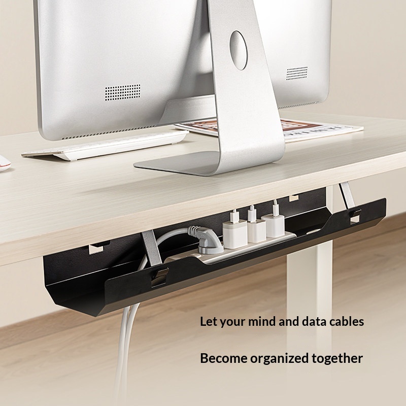Under-Desk Cable Management Rack