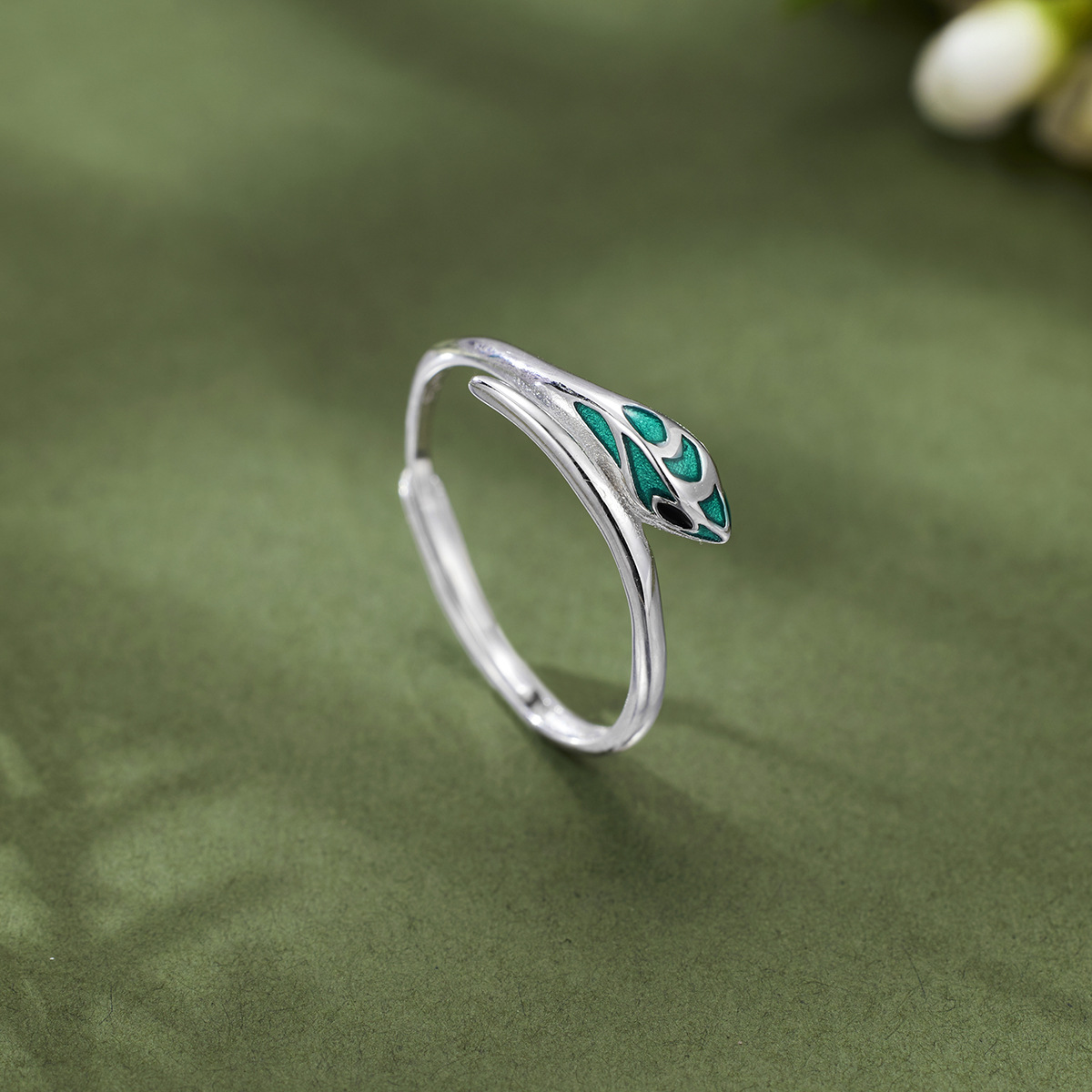 S925 Sterling Silver Snake Ring