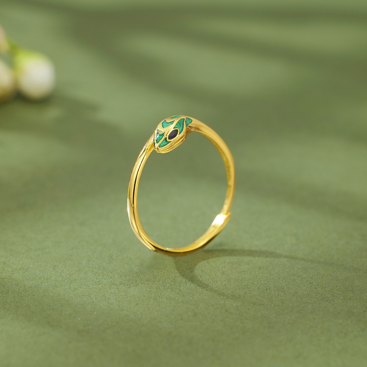 S925 Sterling Silver Snake Ring