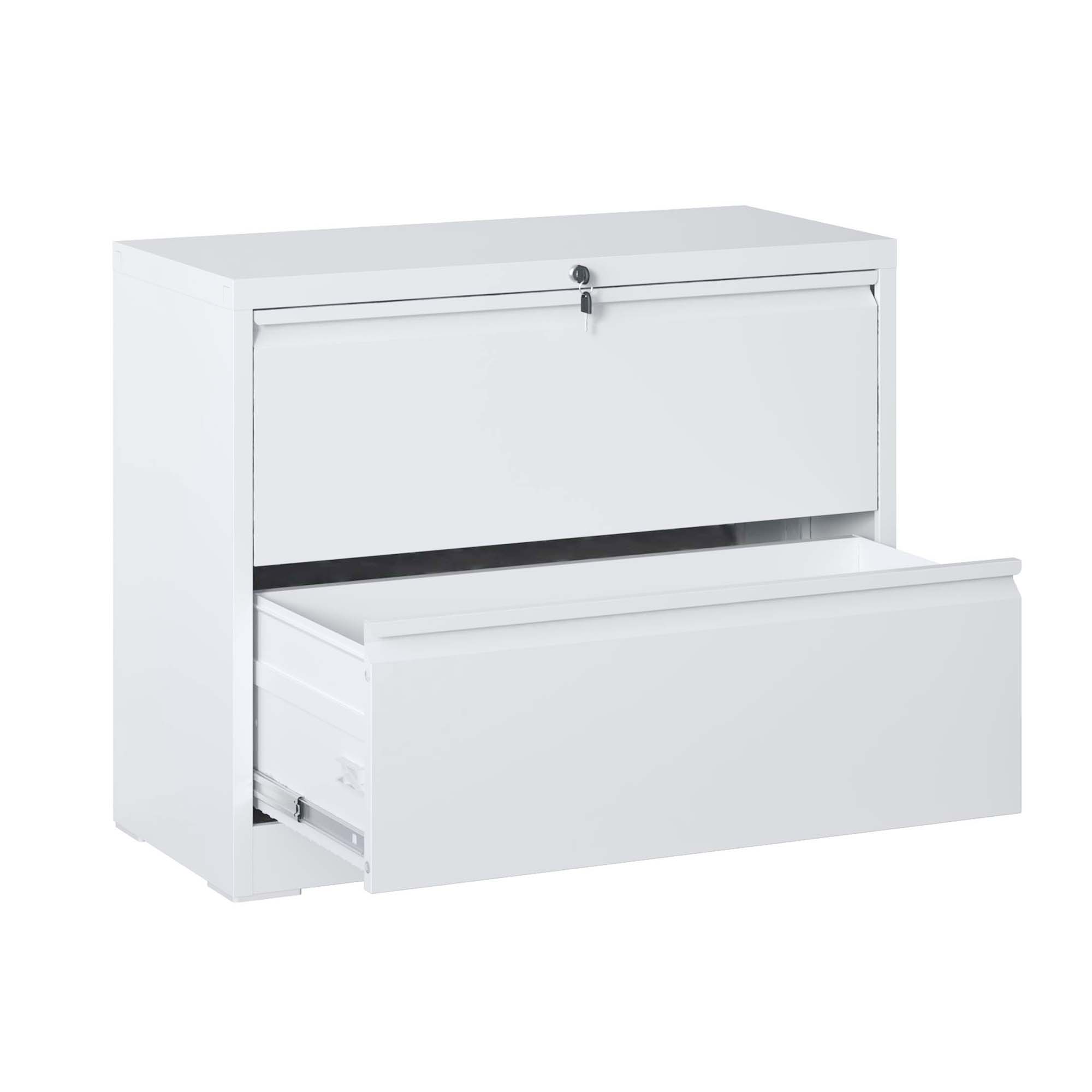 2 Drawer Metal File Cabinet