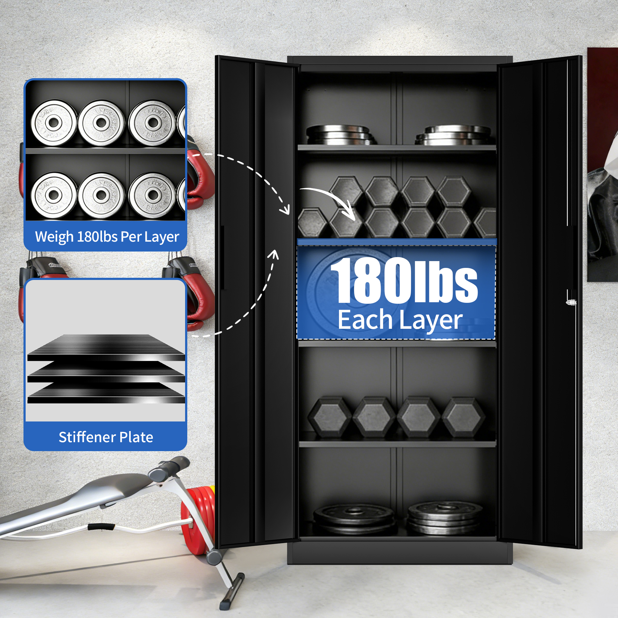 Metal Garage Storage Cabinet