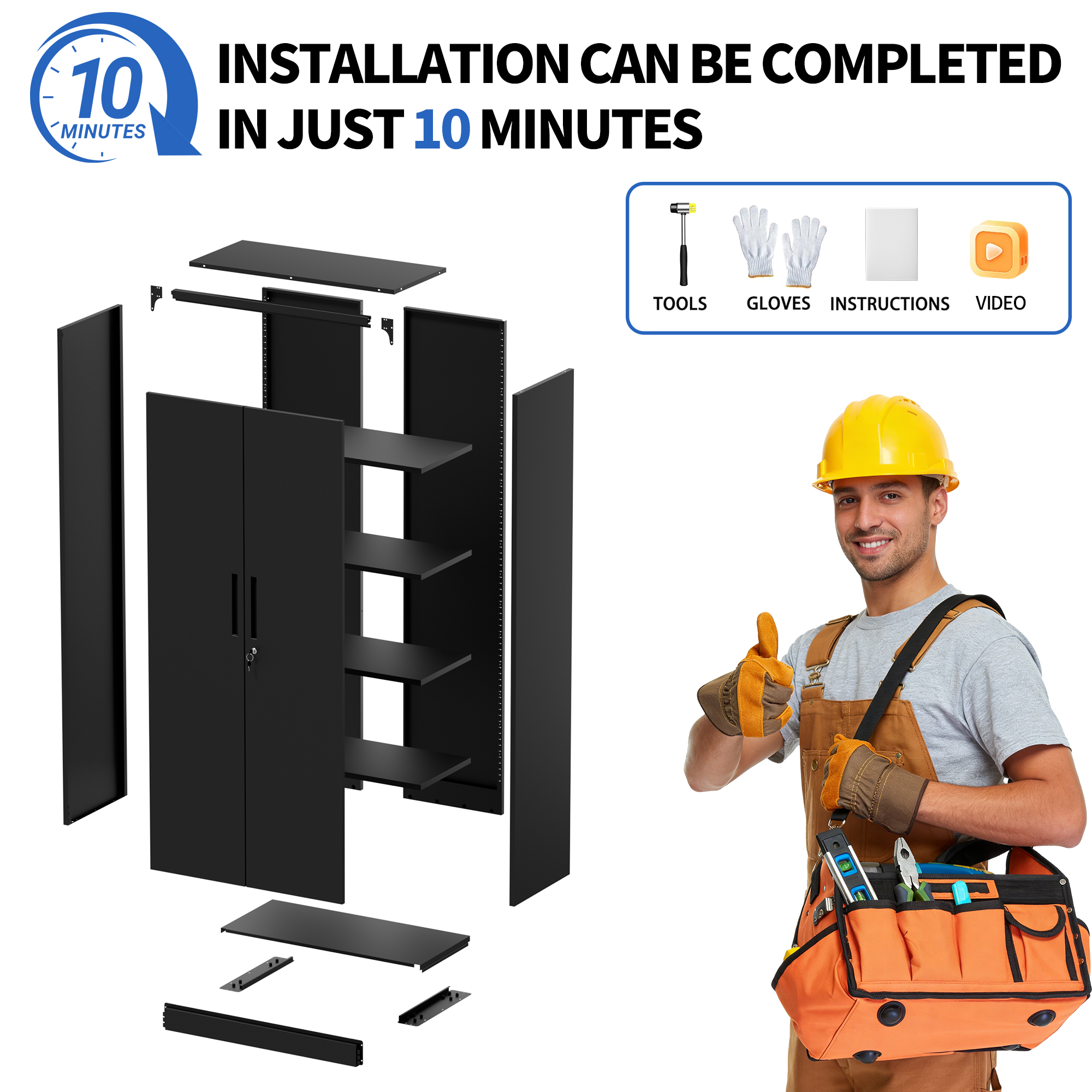 Metal Garage Storage Cabinet