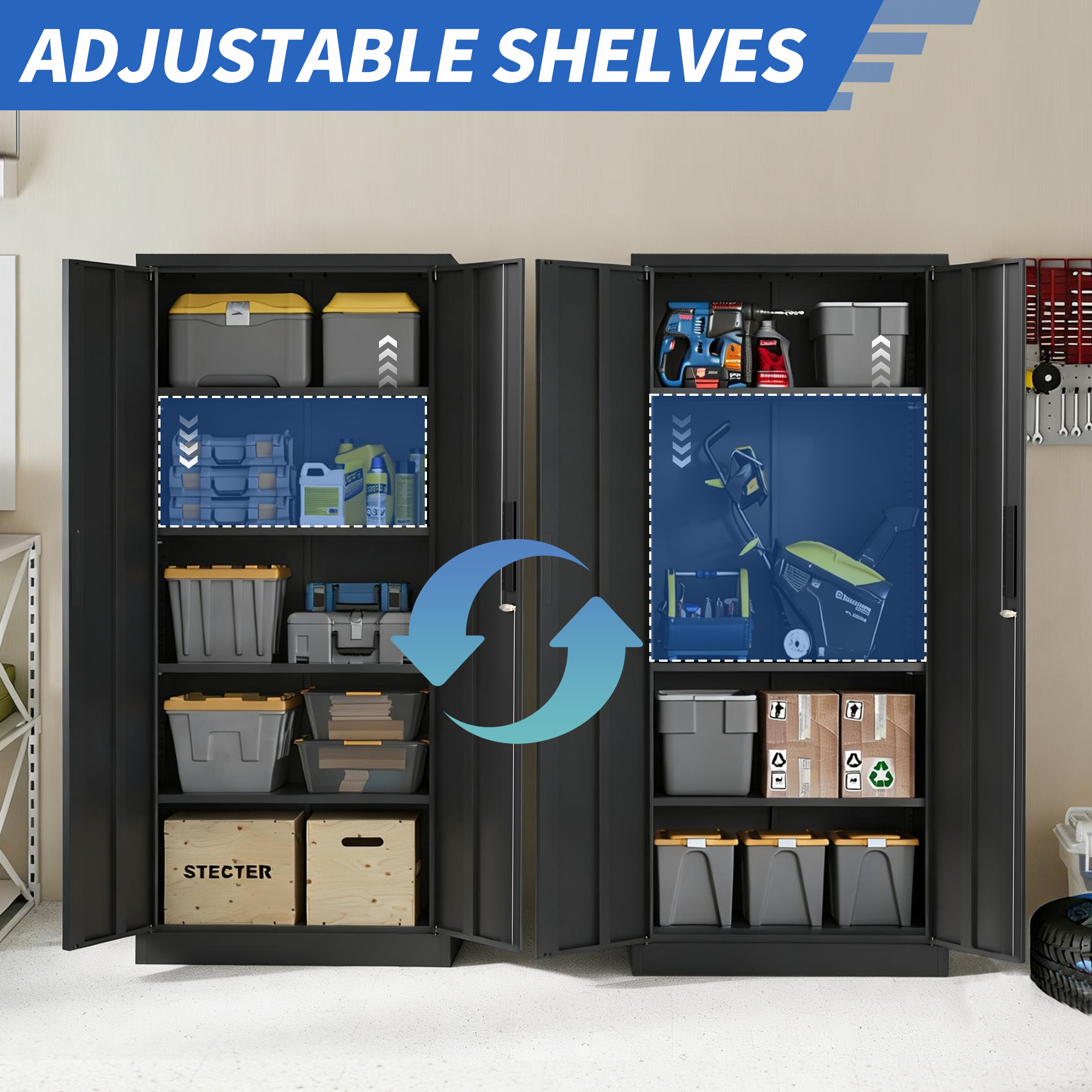 Metal Garage Storage Cabinet