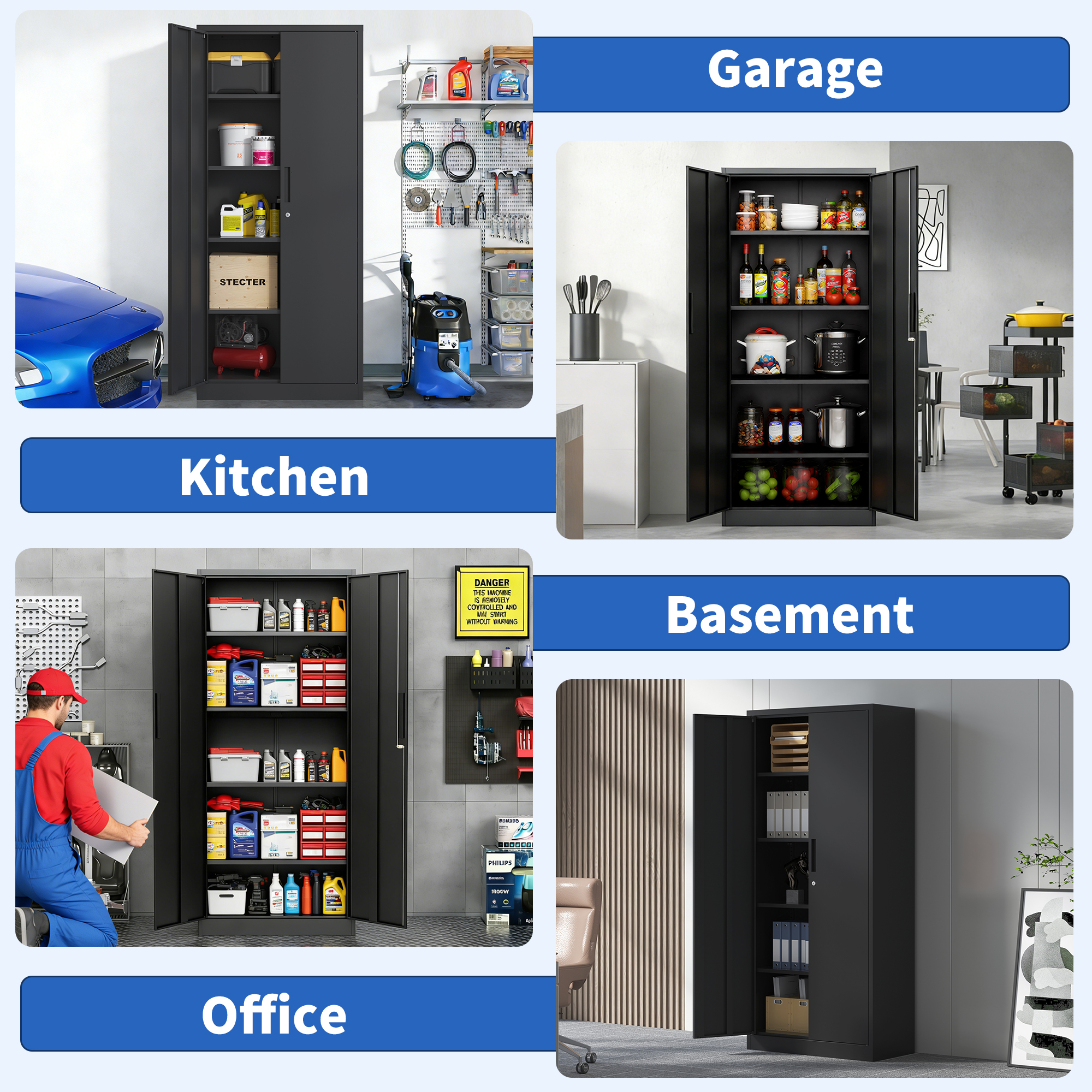 Metal Garage Storage Cabinet