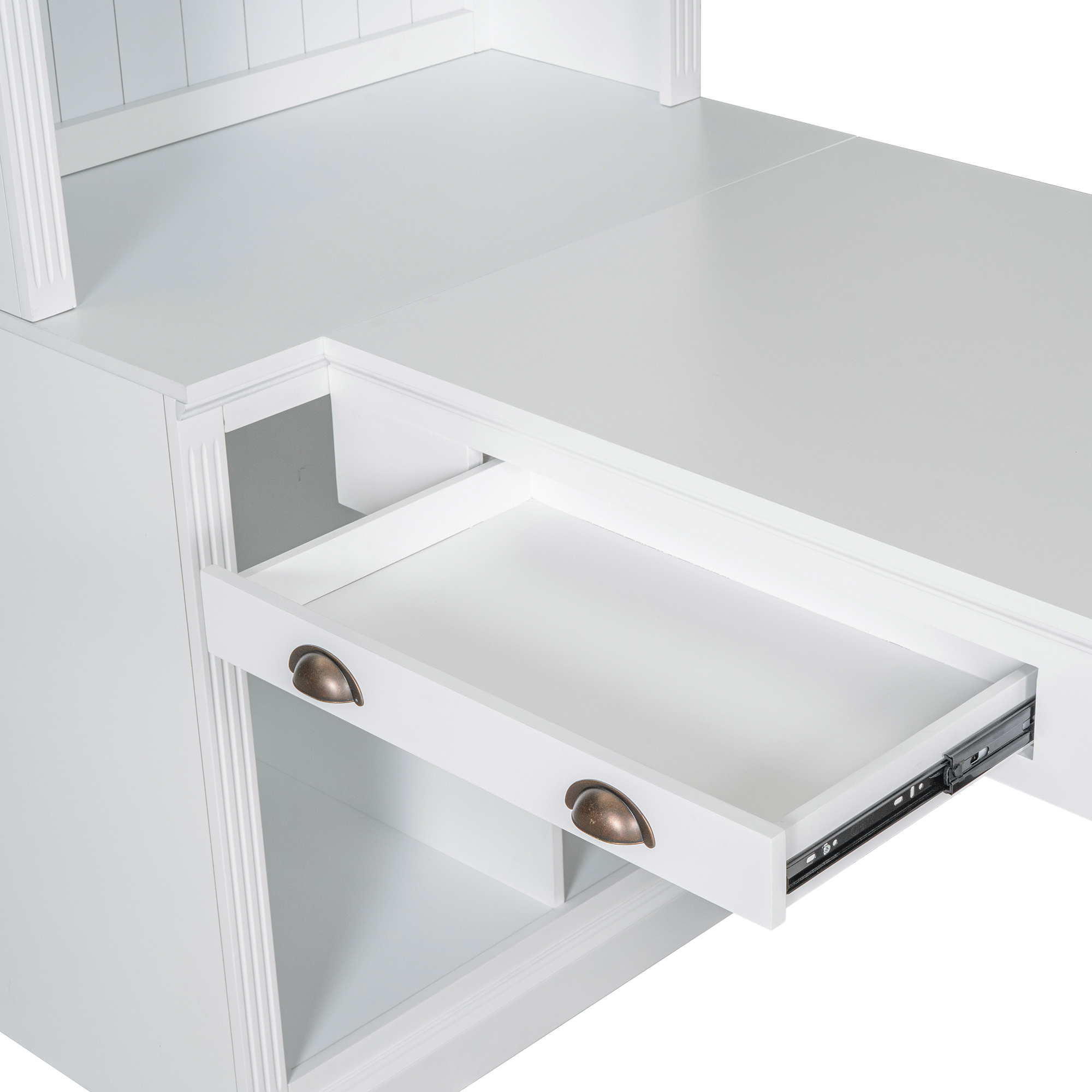 Bookshelf Writing Desk Modern
