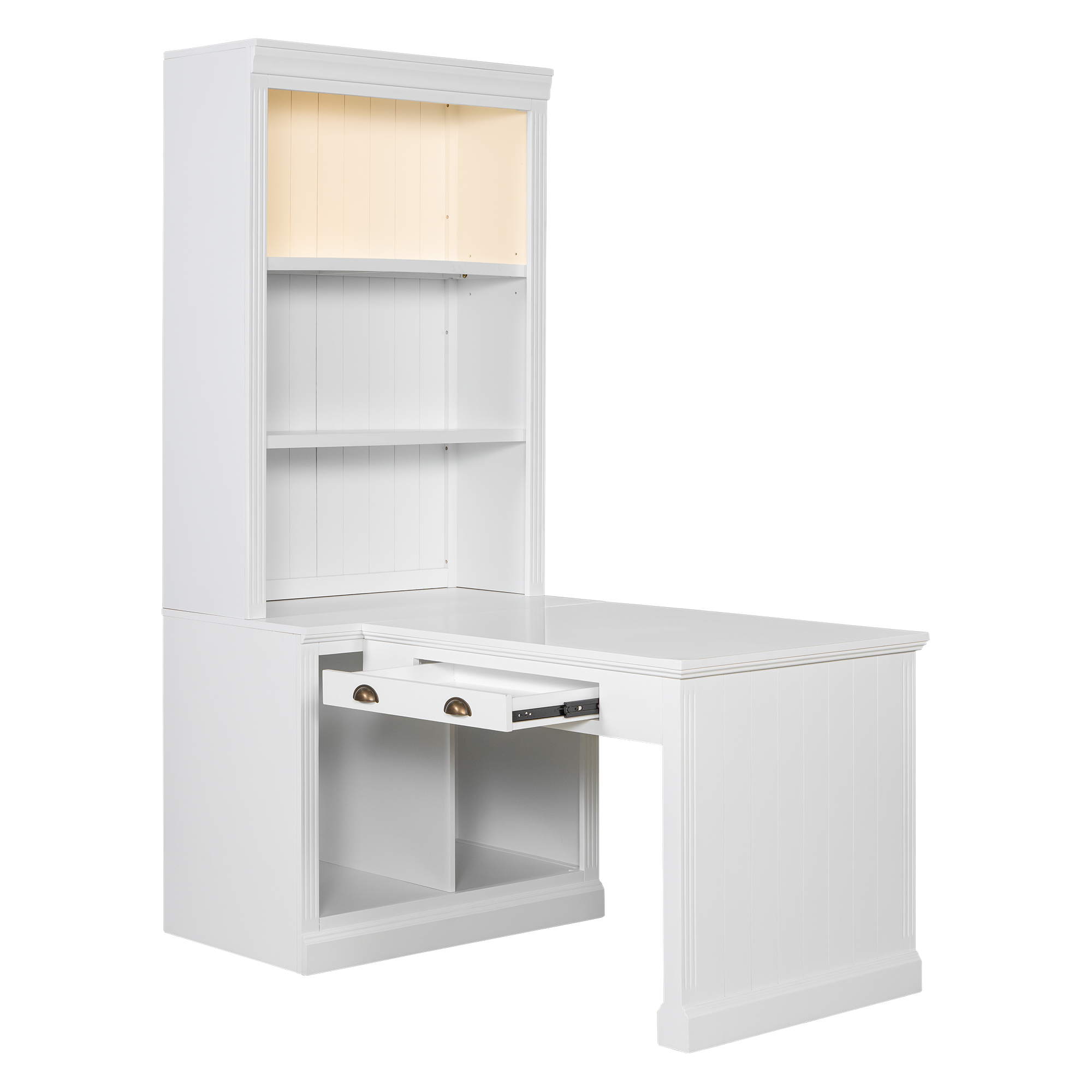 Bookshelf Writing Desk Modern