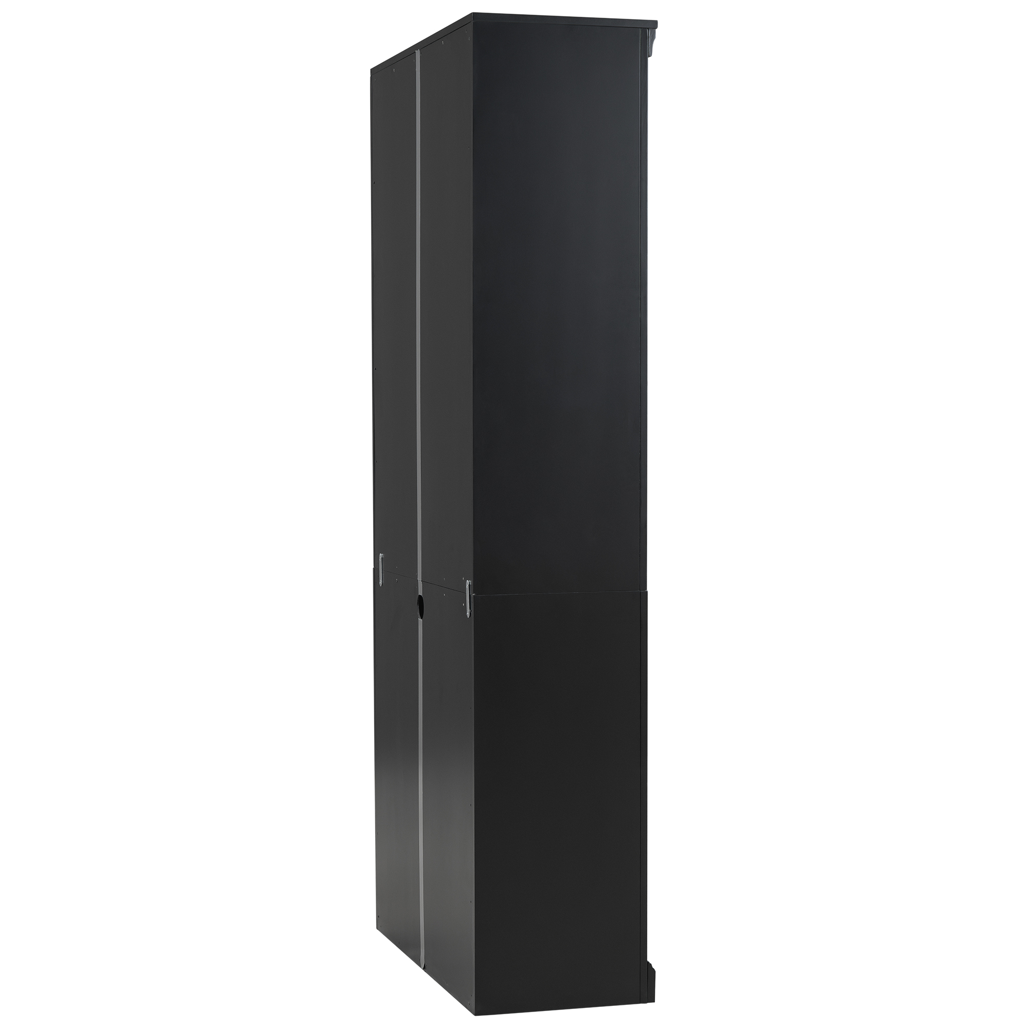 Wood Bookcase with Light Strip, 5-Tier and Adjustable
