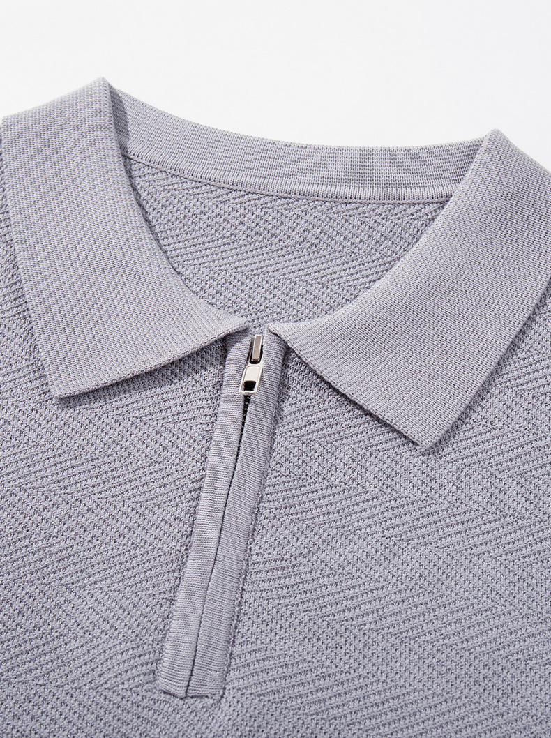 Textured Polo Shirt