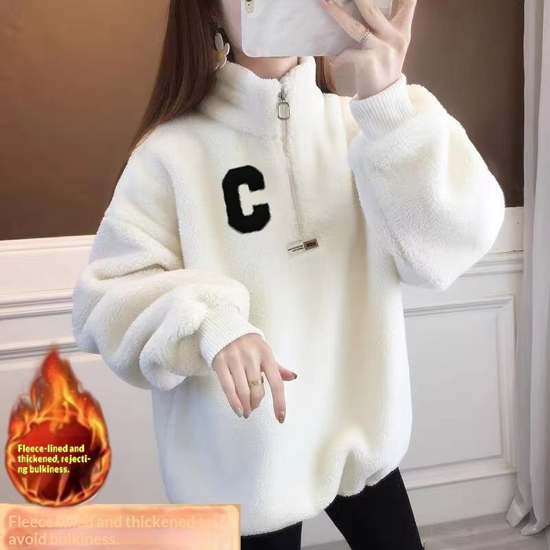 Womens Padded Half-zip Jacket