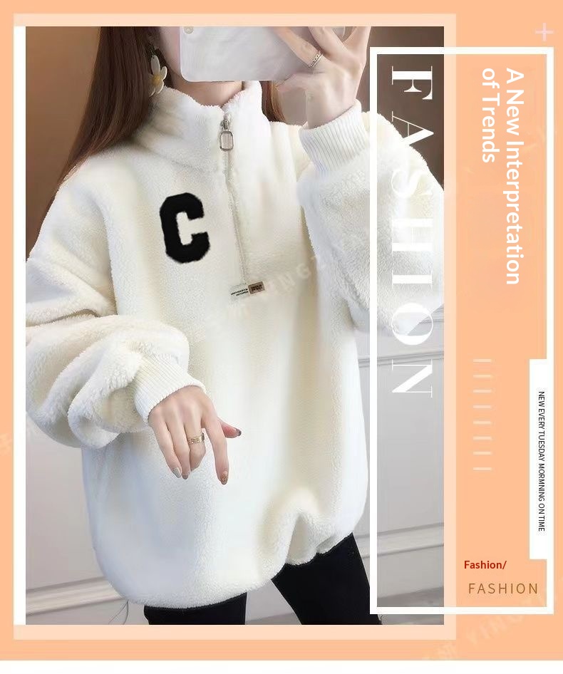 Womens Padded Half-zip Jacket