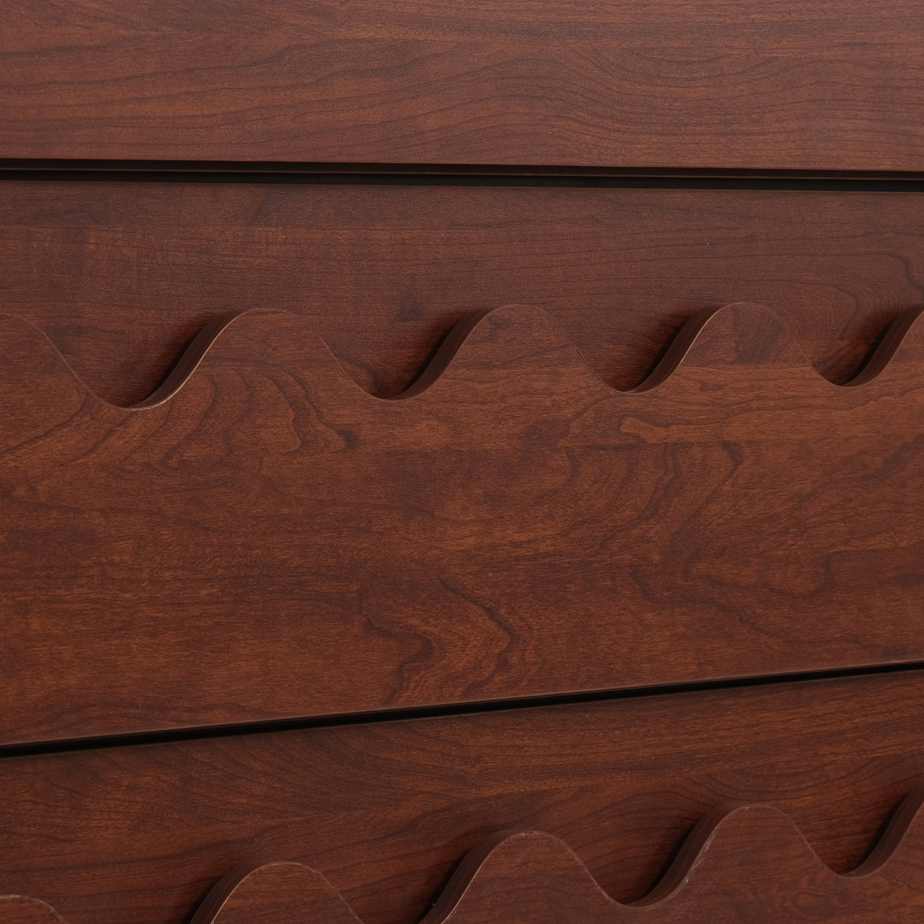 60 Length 6 Drawer Dresser With Wave Front