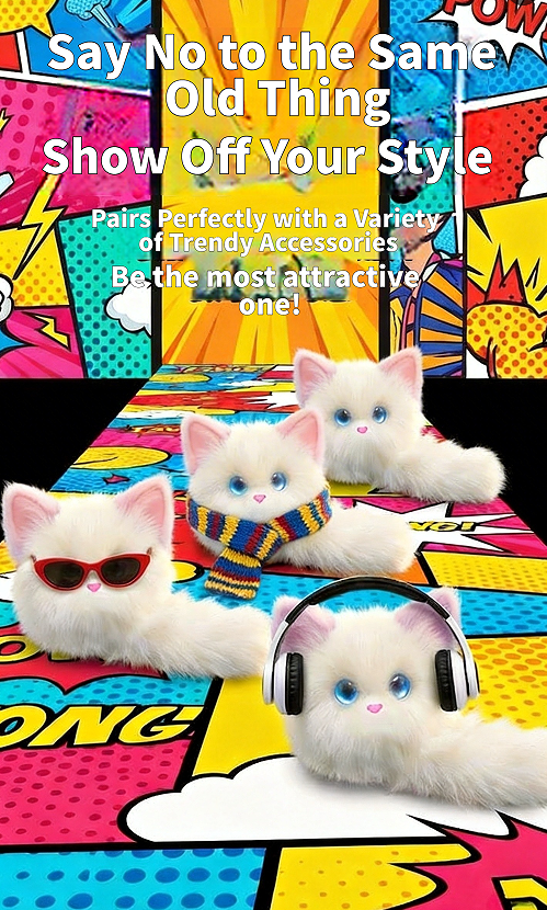 AI Naughty Cat Plush Toy