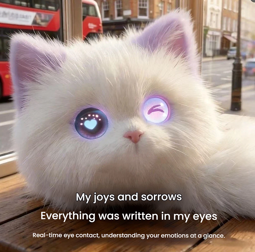 AI Naughty Cat Plush Toy
