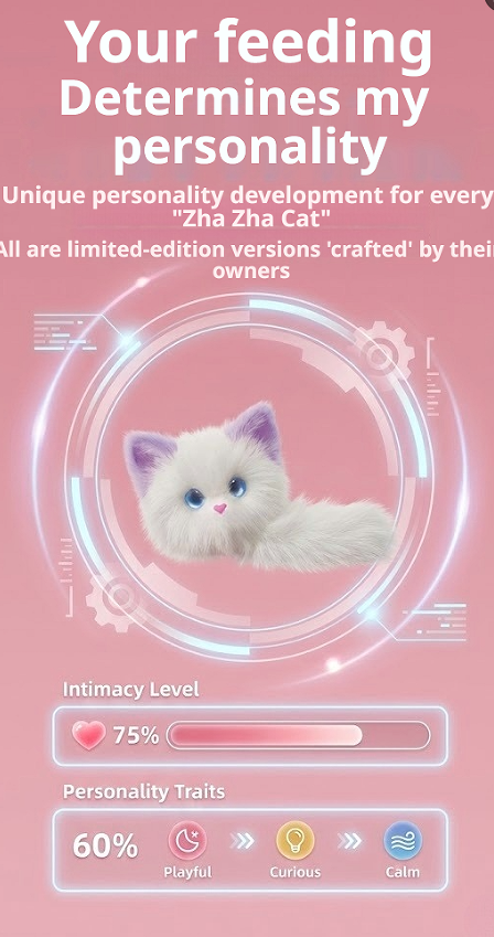 AI Naughty Cat Plush Toy