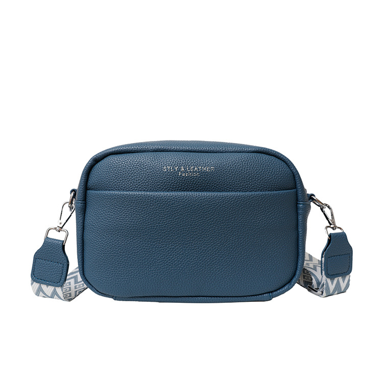 Solid Color Shoulder Bag
