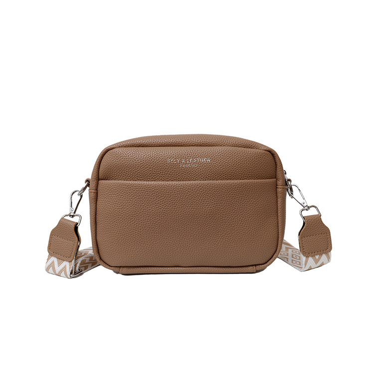 Solid Color Shoulder Bag