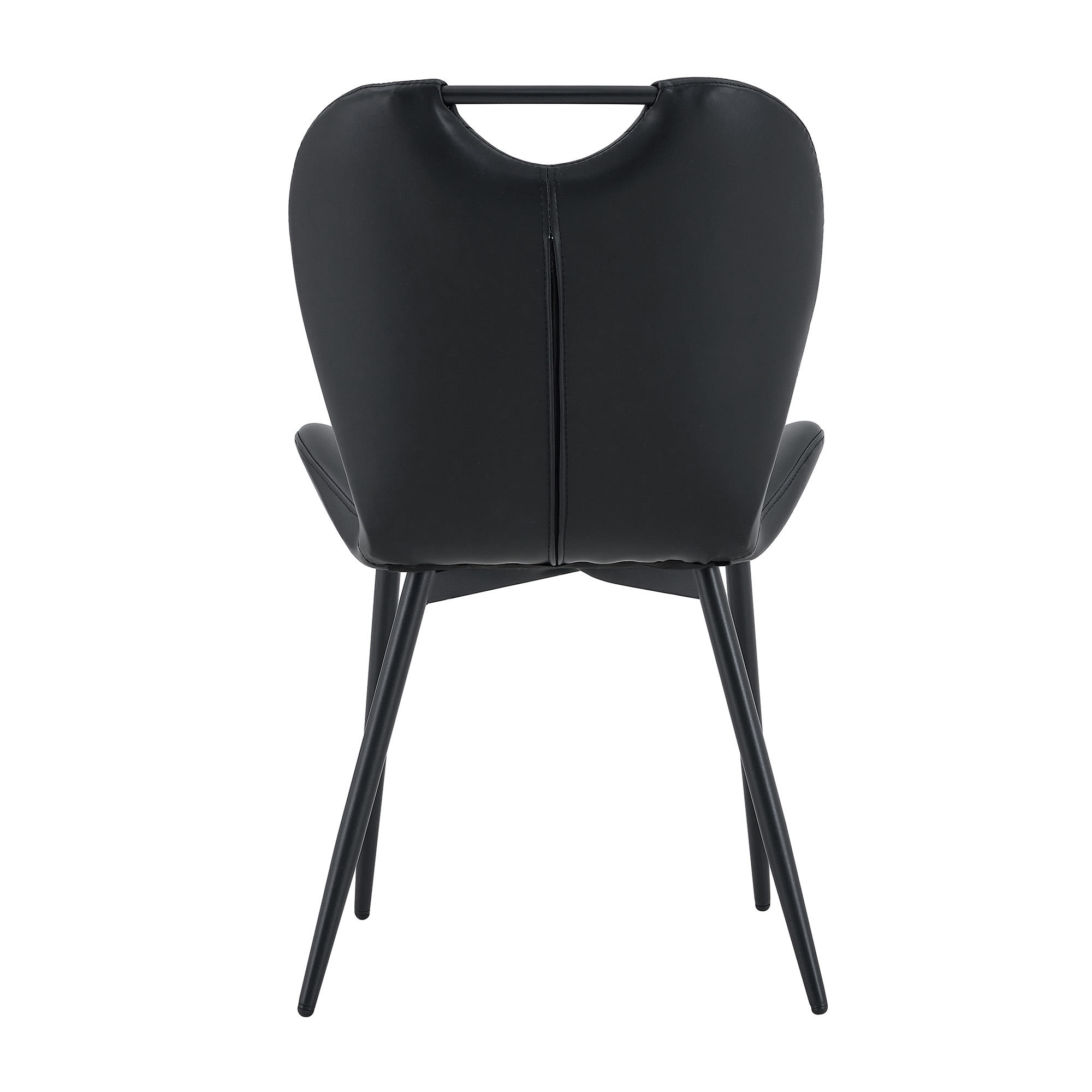 Dining Chairs Black PU