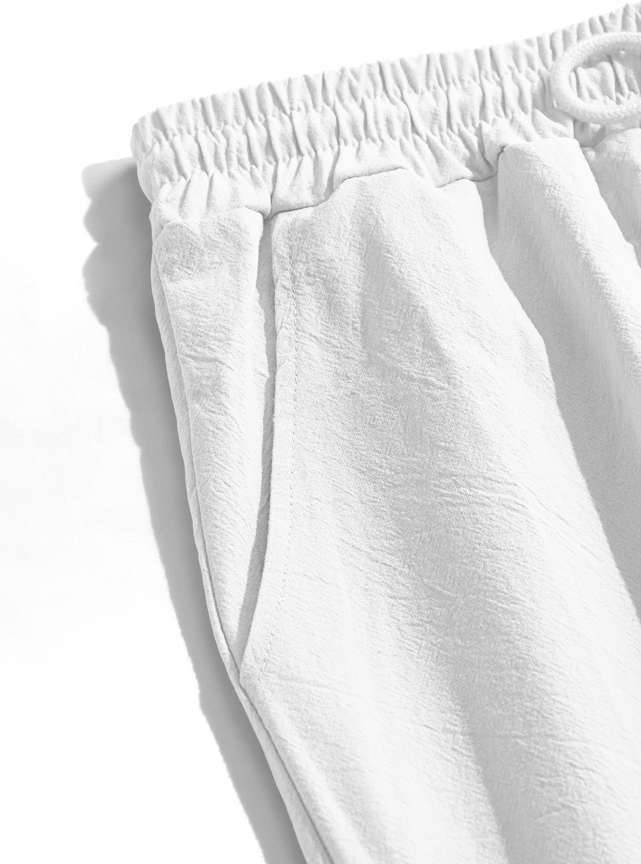 Mens Cotton-Linen Shorts