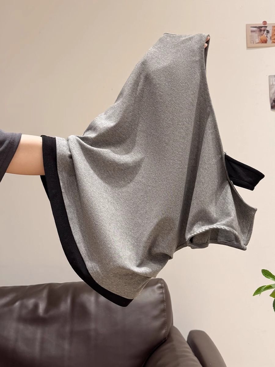 Womens Asymmetrical Neck T-Shirt