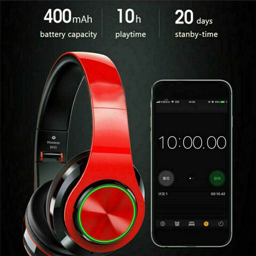 Wireless Headphones Over-Ear Noise Canceling