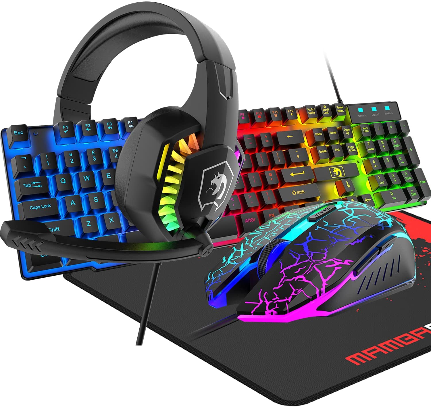 Gaming Keyboard Mouse Set RGB