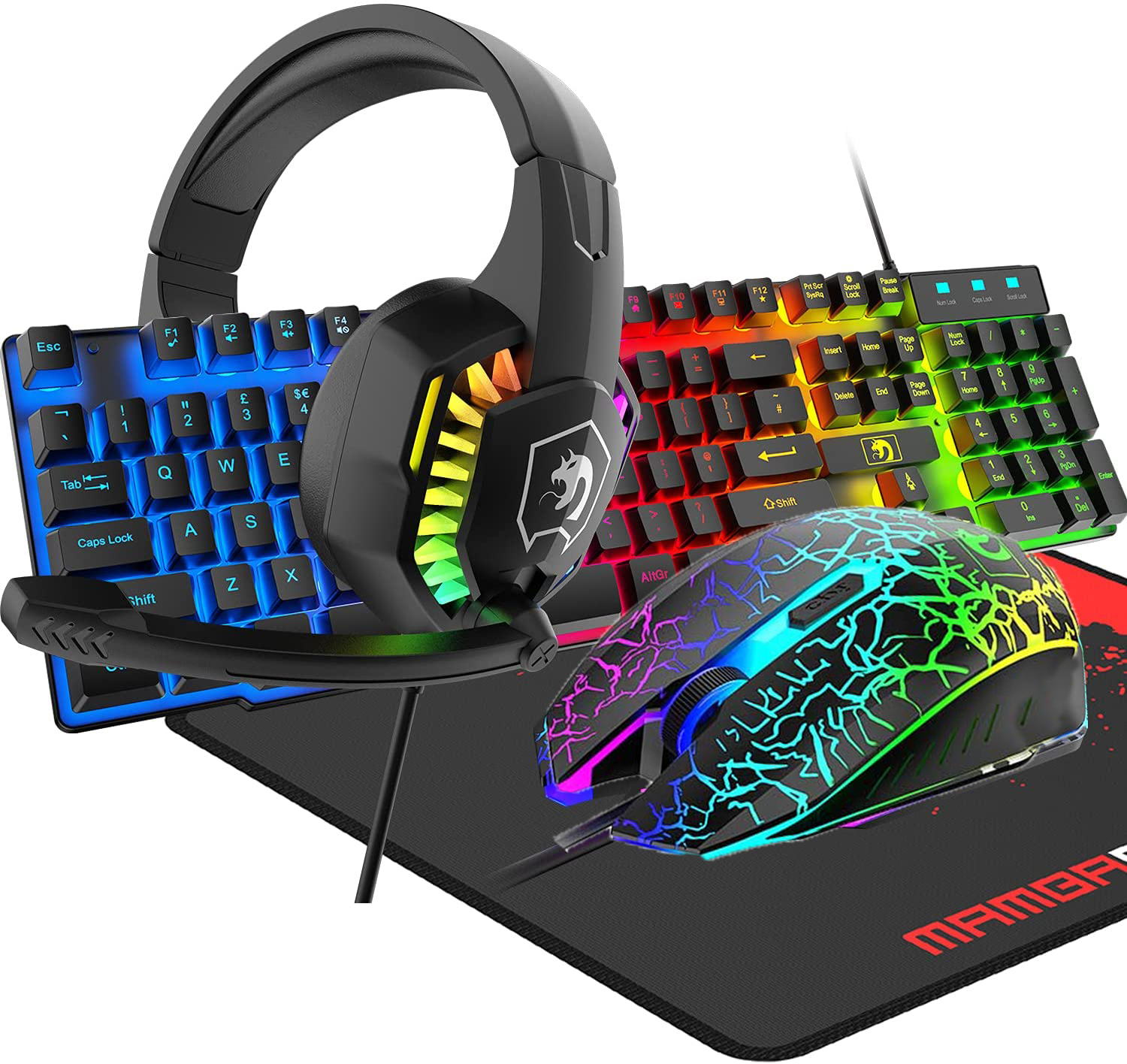 Gaming Keyboard Mouse Set RGB