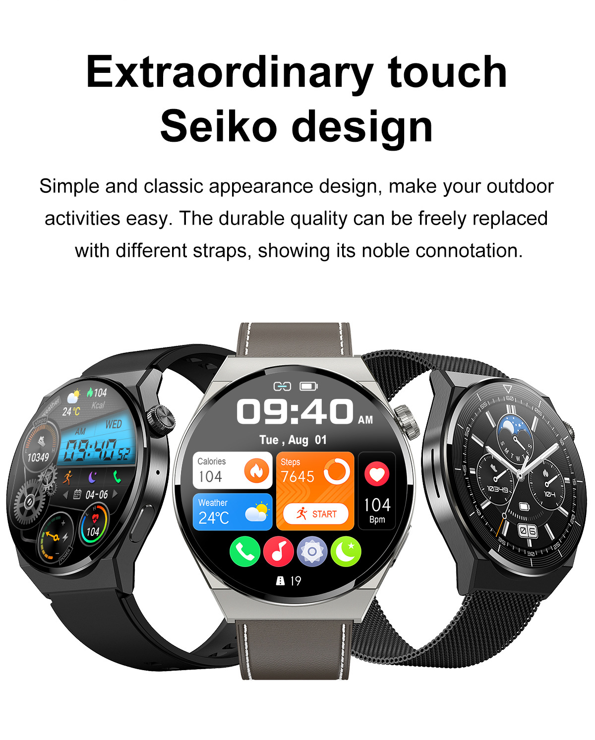 Multifunctional Bluetooth Calling Smartwatch For Men