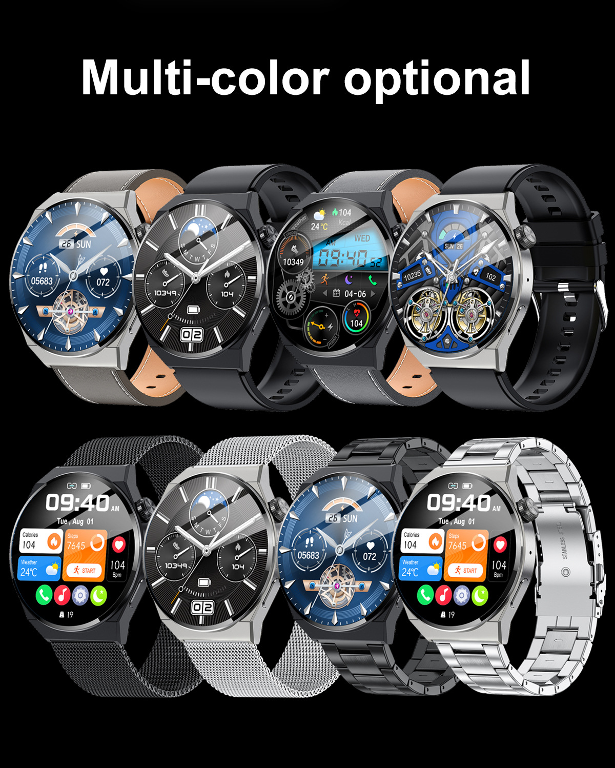 Multifunctional Bluetooth Calling Smartwatch For Men
