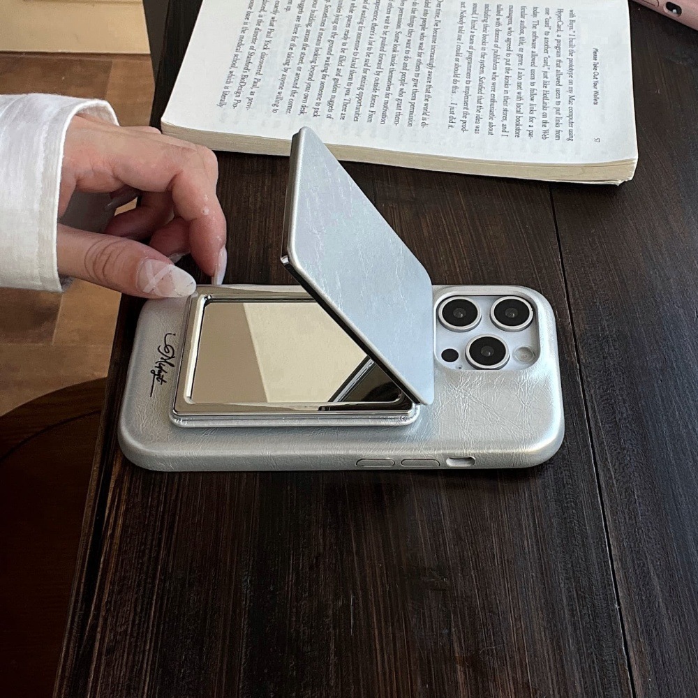 Phone Case Mirror Stand Simple