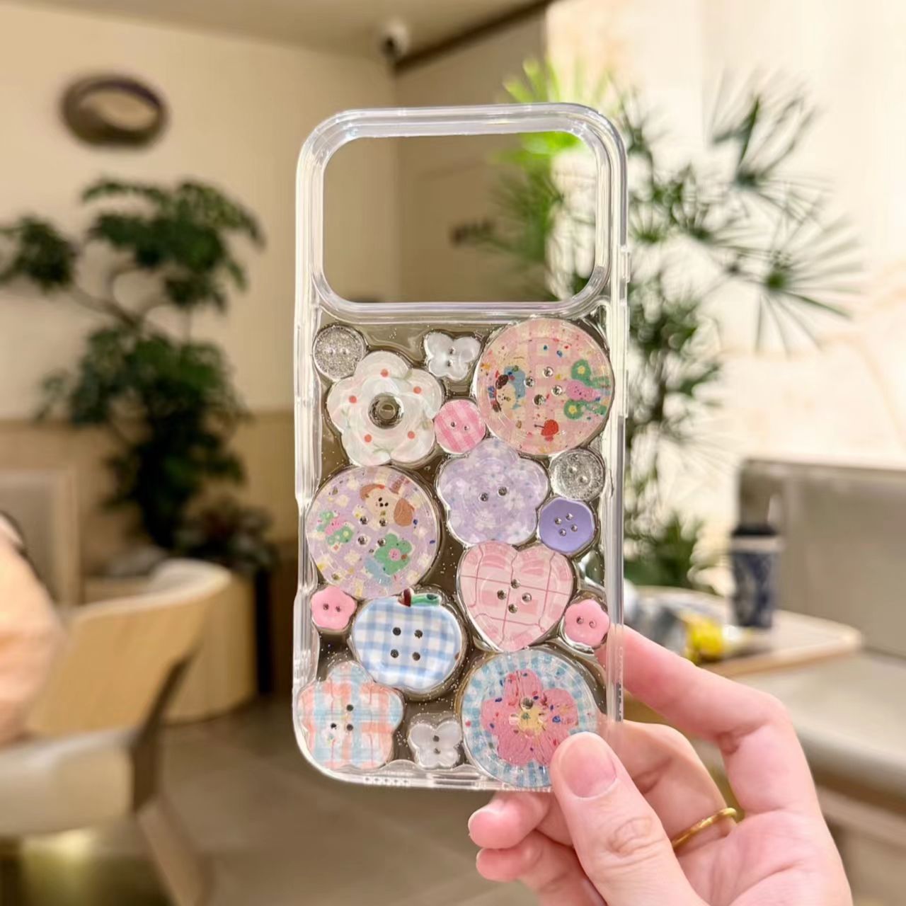 Phone Case 3D Epoxy Flower