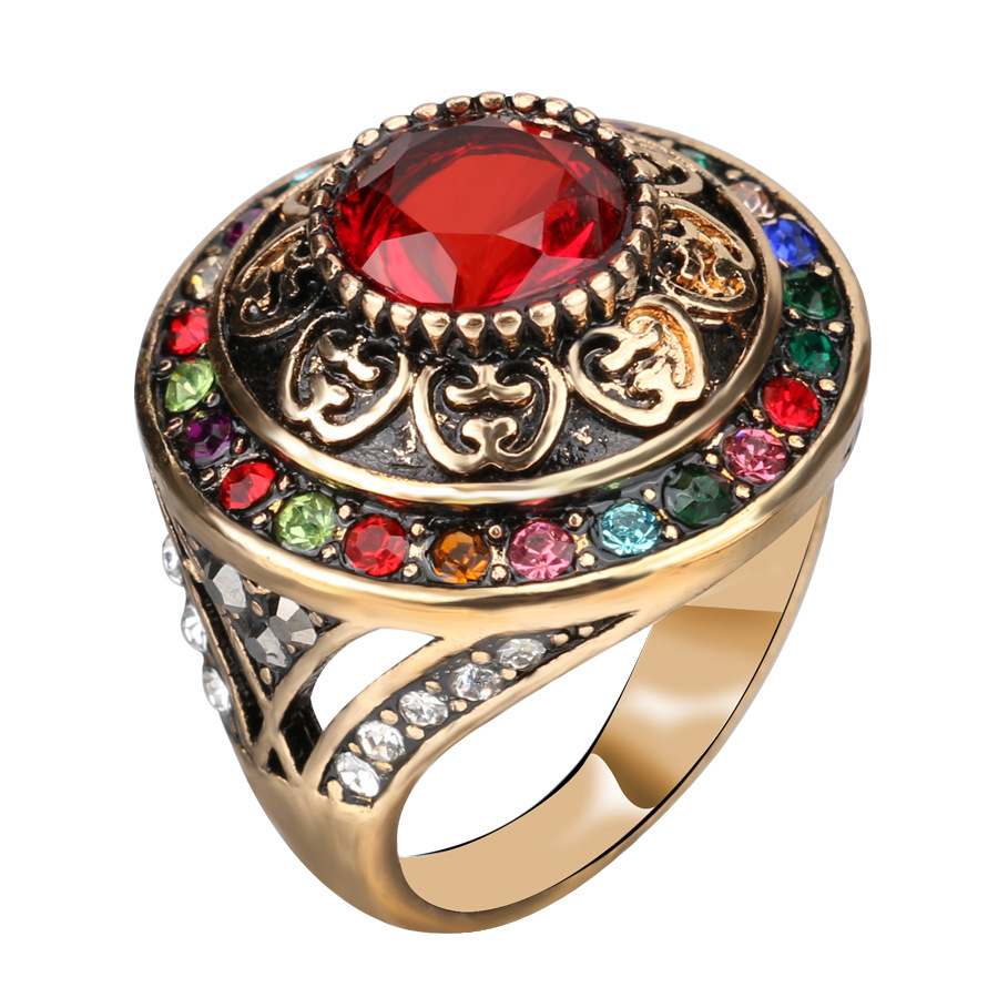Luxury Rhinestone Ring Set