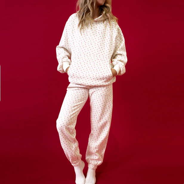 Hooded Sweatshirt Jogger Set