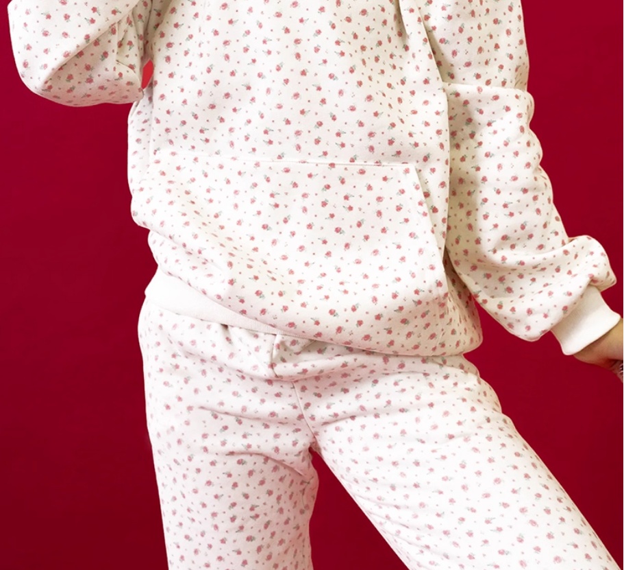 Hooded Sweatshirt Jogger Set