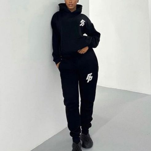 Hooded Sweatshirt Jogger Set