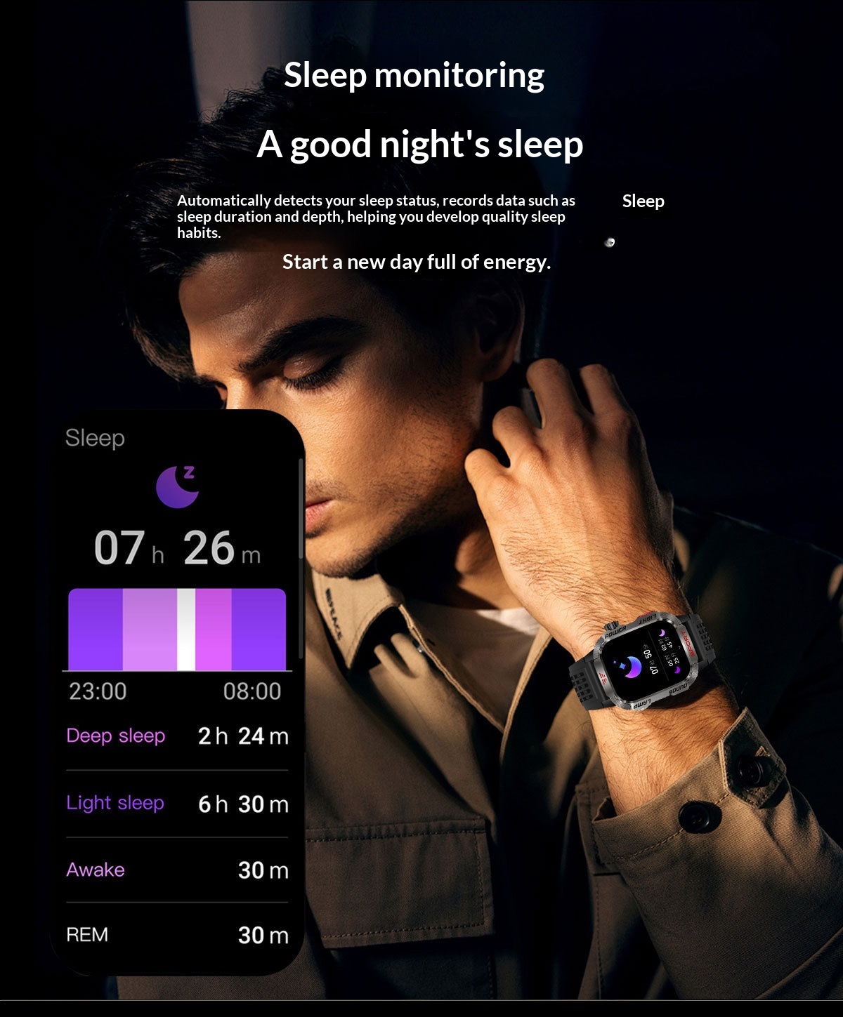 Smartwatch Barometric Altitude Bluetooth