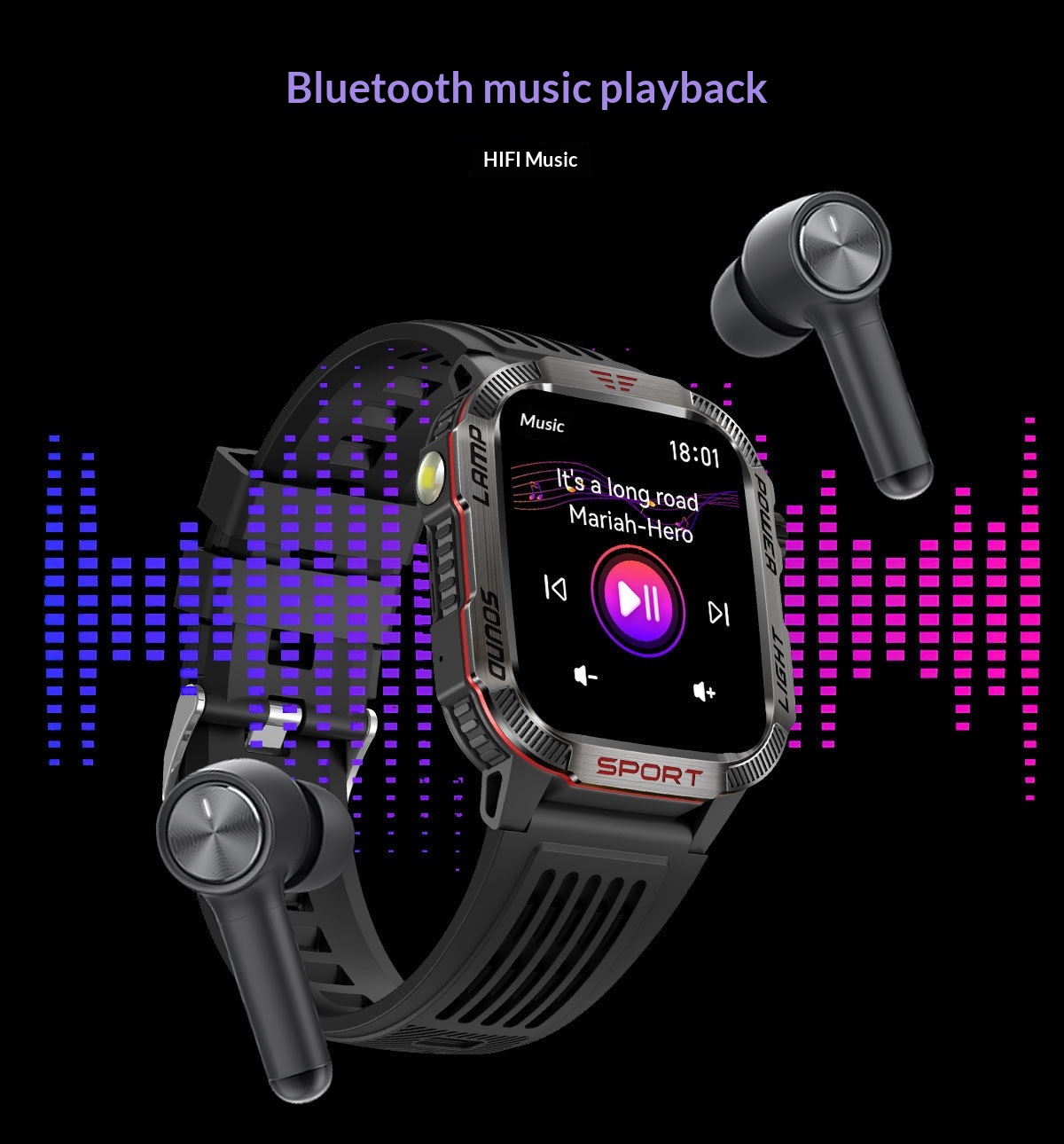 Smartwatch Barometric Altitude Bluetooth